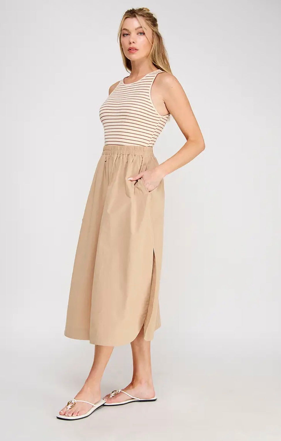 Latte Midi Dress