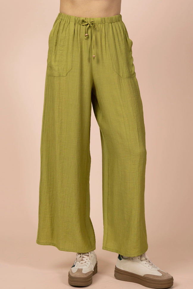 Wide Leg Woven Pant