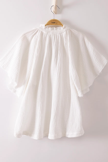 Gauze Flowy Top