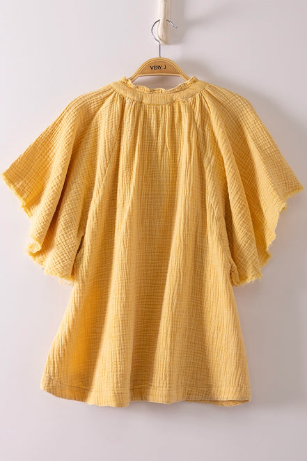 Gauze Flowy Top