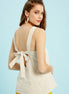 Back Tie Cotton Tank