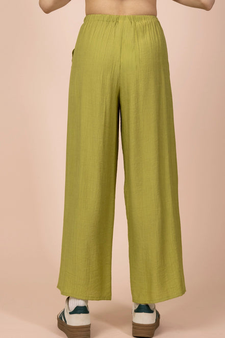 Wide Leg Woven Pant