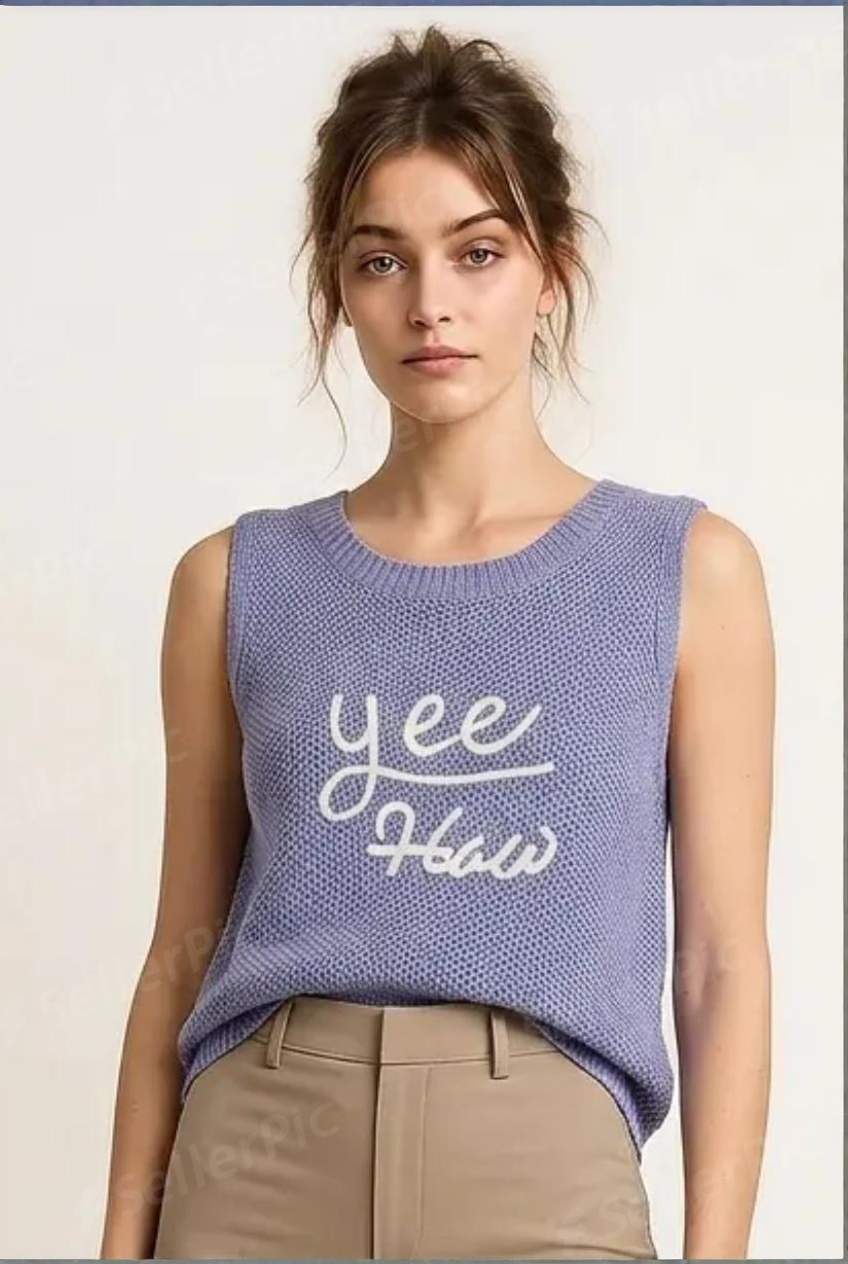 Yeehaw Sweater Tank
