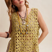 Flower Crochet Tank