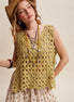 Flower Crochet Tank