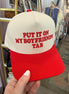 Boyfriends Tab Hat Red