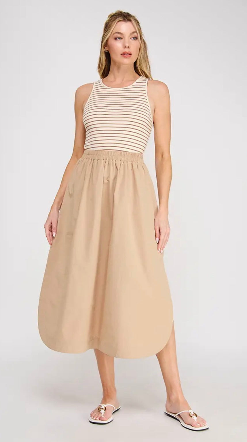 Latte Midi Dress