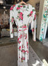 Handmade White Floral Maxi