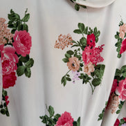Handmade White Floral Maxi