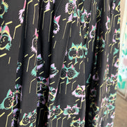 Vintage MCM Atomic Cat Skirt
