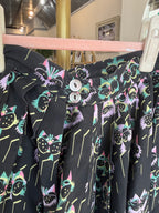 Vintage MCM Atomic Cat Skirt