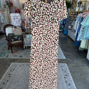 Vintage Leaf Maxi 90s
