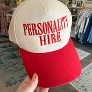 Personality Hire Hat