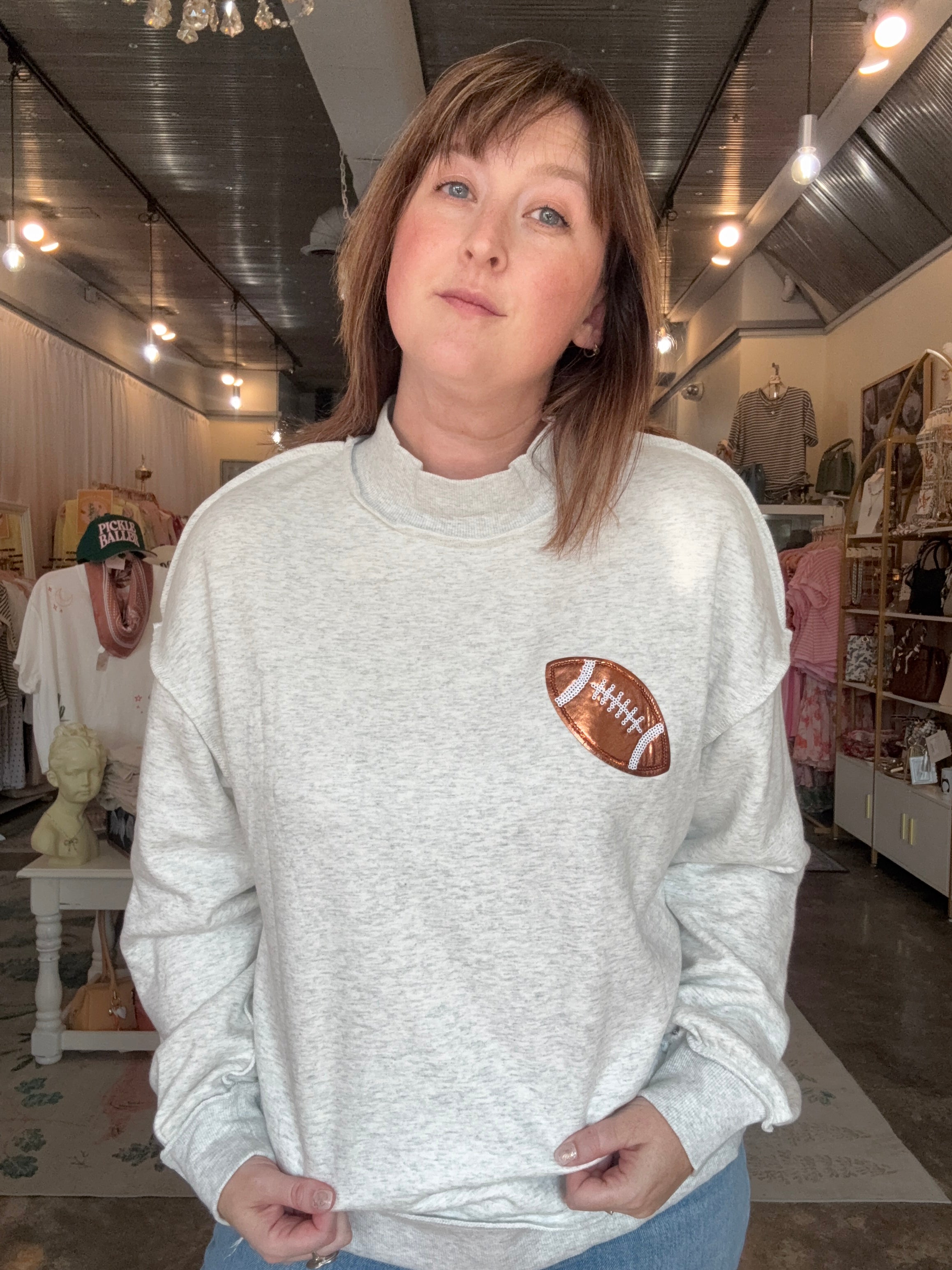 Game Day Mockneck