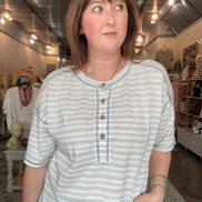 Boxy Seamed Henley