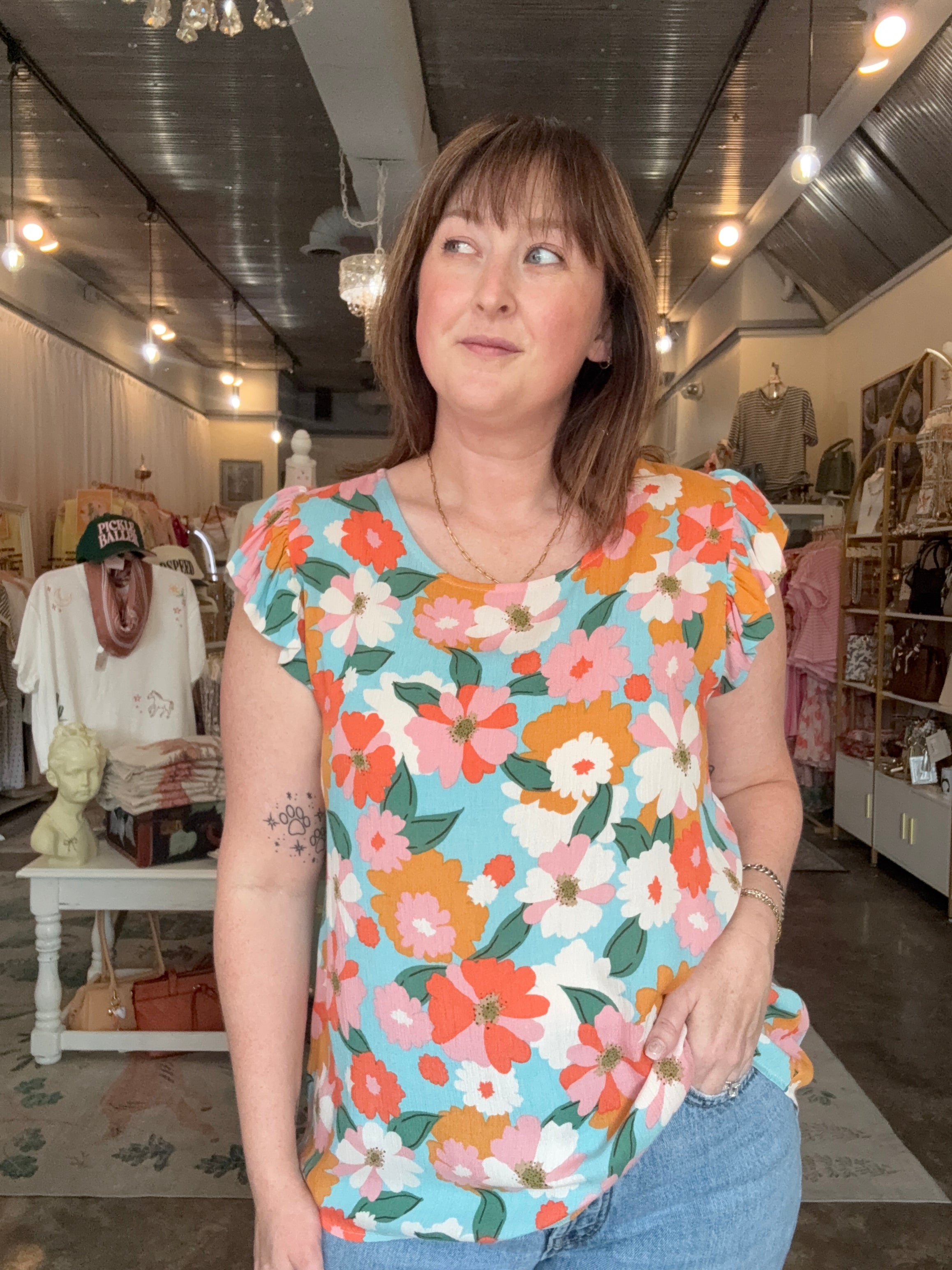 Ruffled Breeze Top