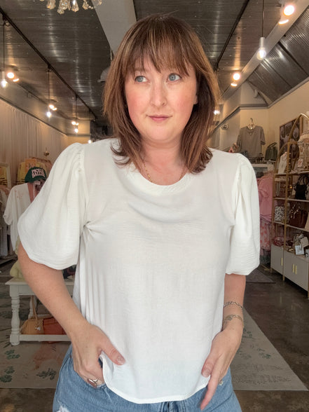 Ivory Puff Top