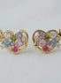 Heart Gem Earrings