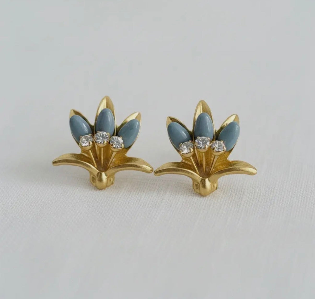 Blue Deco Earrings