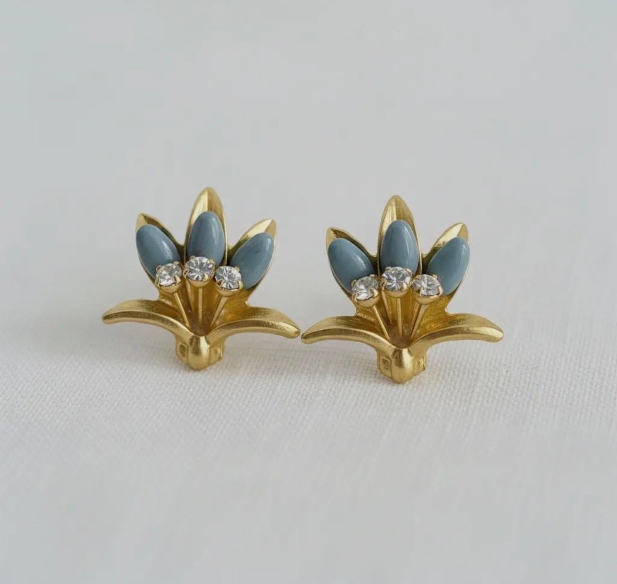 Blue Deco Earrings