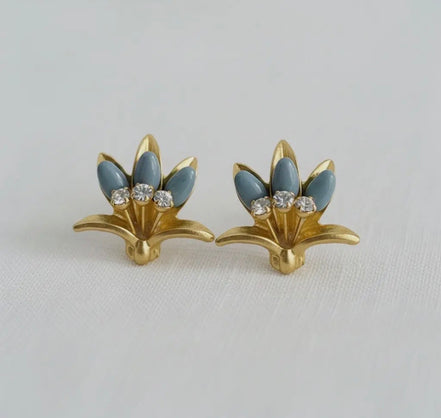 Blue Deco Earrings