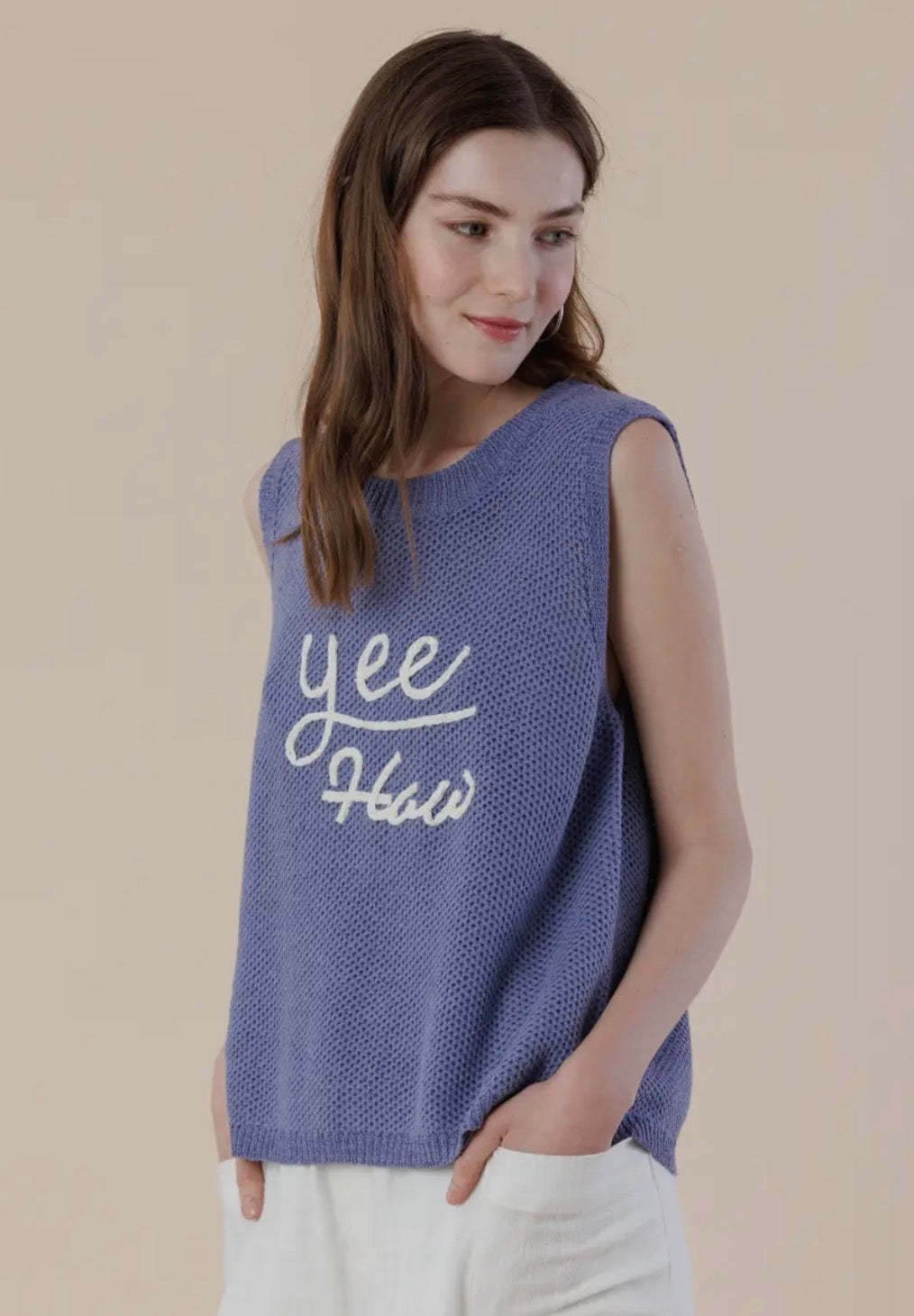 Yeehaw Sweater Tank