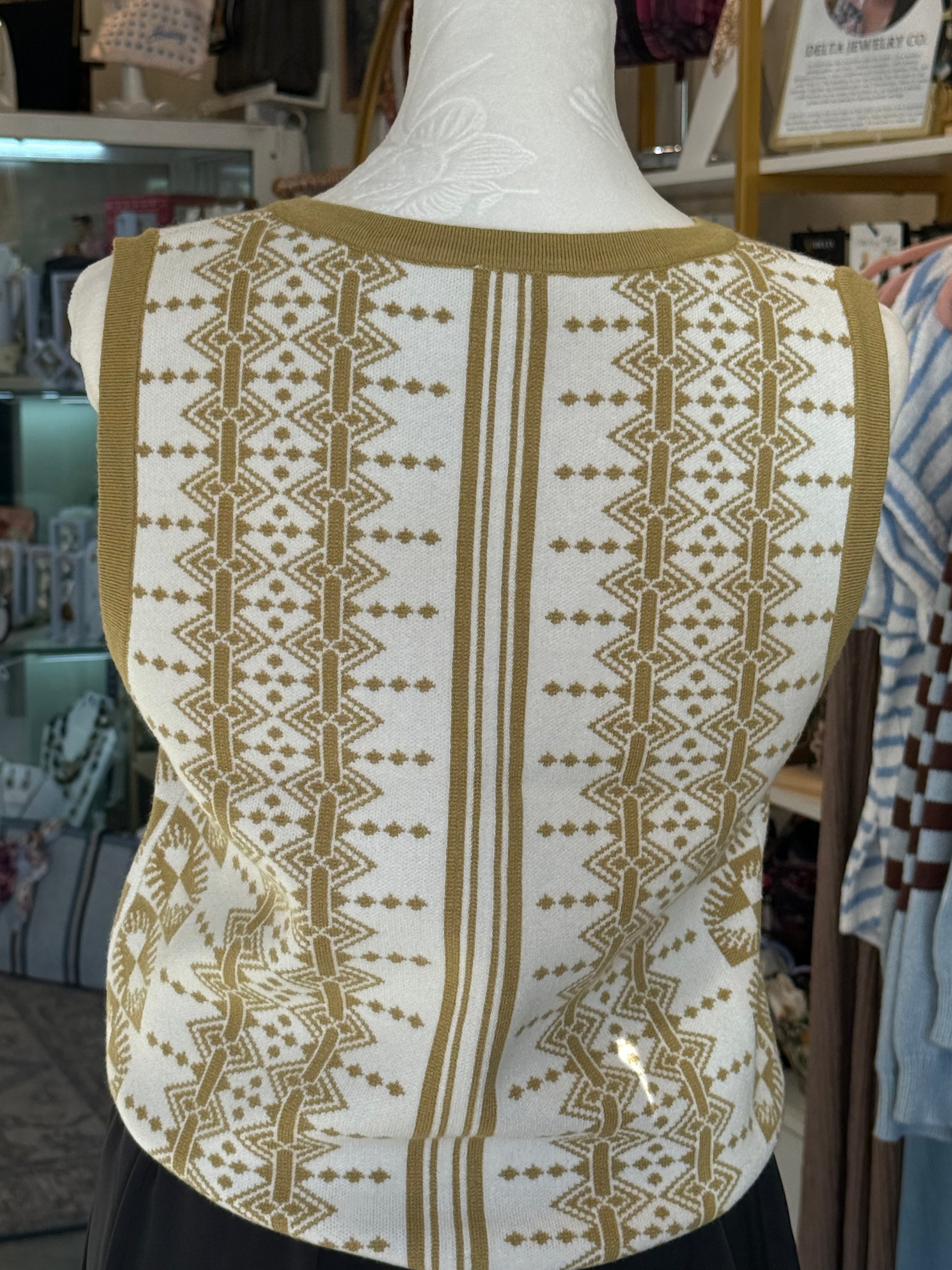 Button Down Sweater