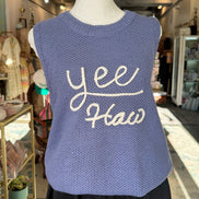 Yeehaw Sweater Tank
