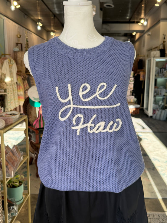 Yeehaw Sweater Tank