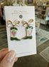 Ceramic Boot Earrings