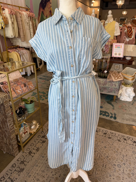 Chambray Midi