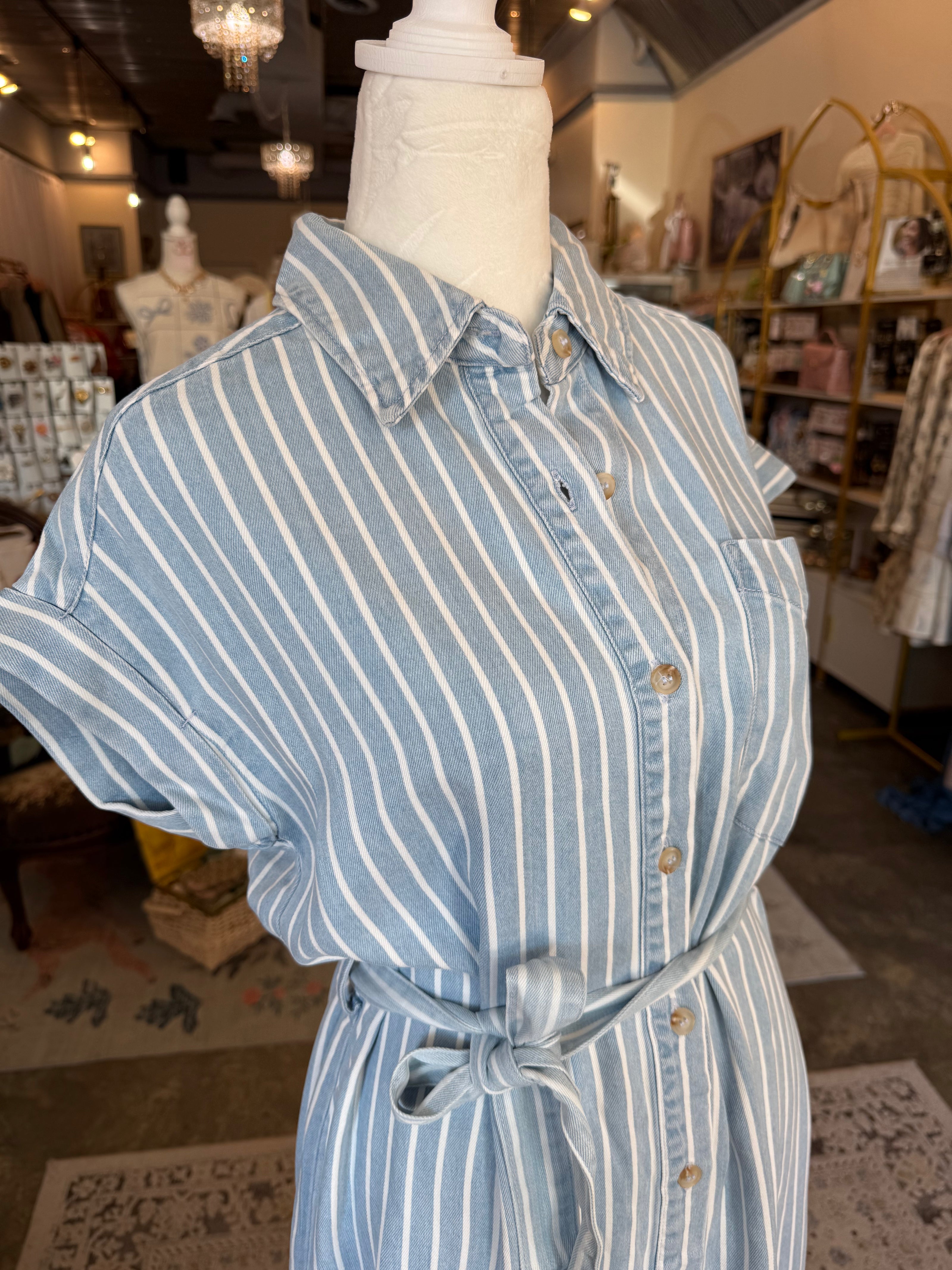 Chambray Midi