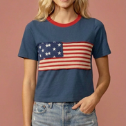 Flag Ringer Tee
