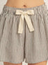 Striped Drawstring Shorts