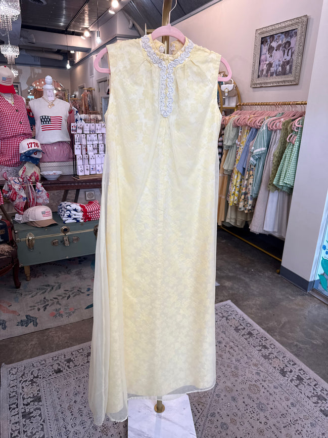 Vintage Handmade Chiffon Maxi