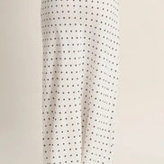 White Dot Maxi Skirt