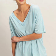 Oversized V Neck
