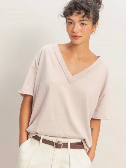 Oversized V Neck