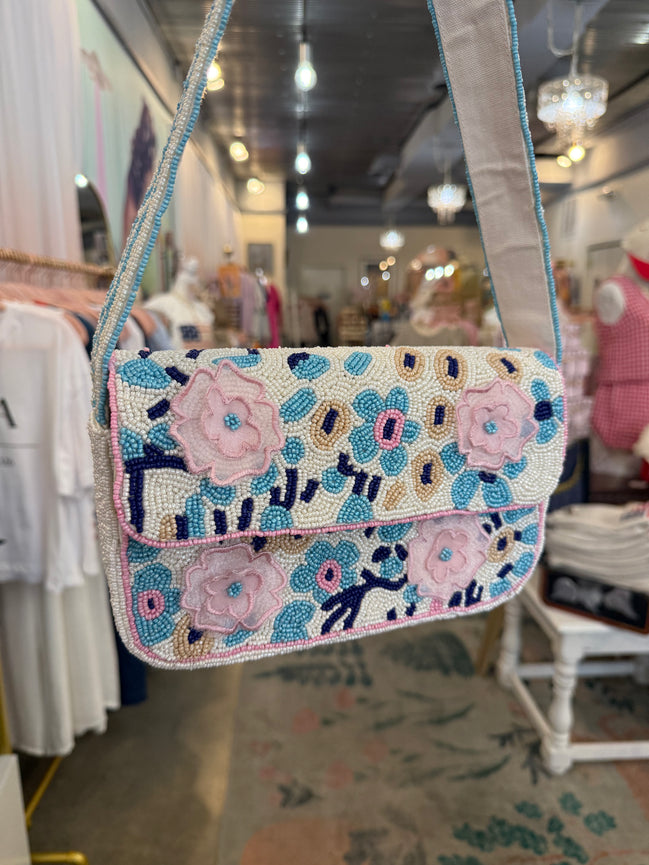 Handbeaded Sherry Shoulderbag