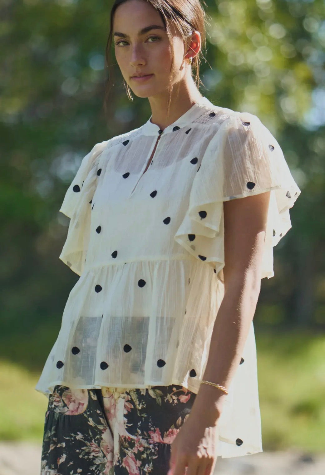 Dotted Flutter Top