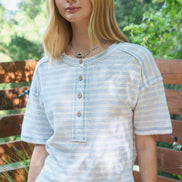 Boxy Seamed Henley