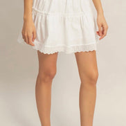 Smocked Mini Skirt- PREORDER