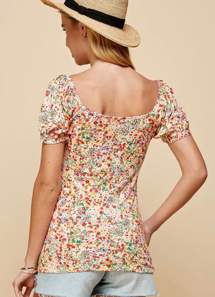 Sweetheart Rouched Top