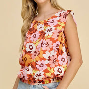 Floral Muscle Tank