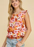 Floral Muscle Tank- PREORDER
