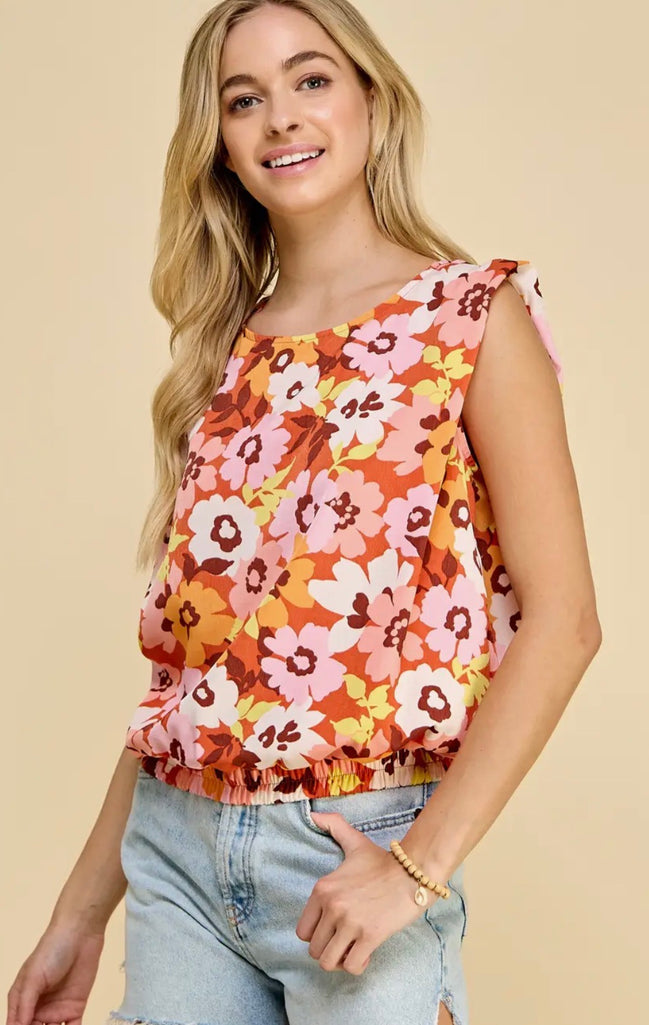 Floral Muscle Tank