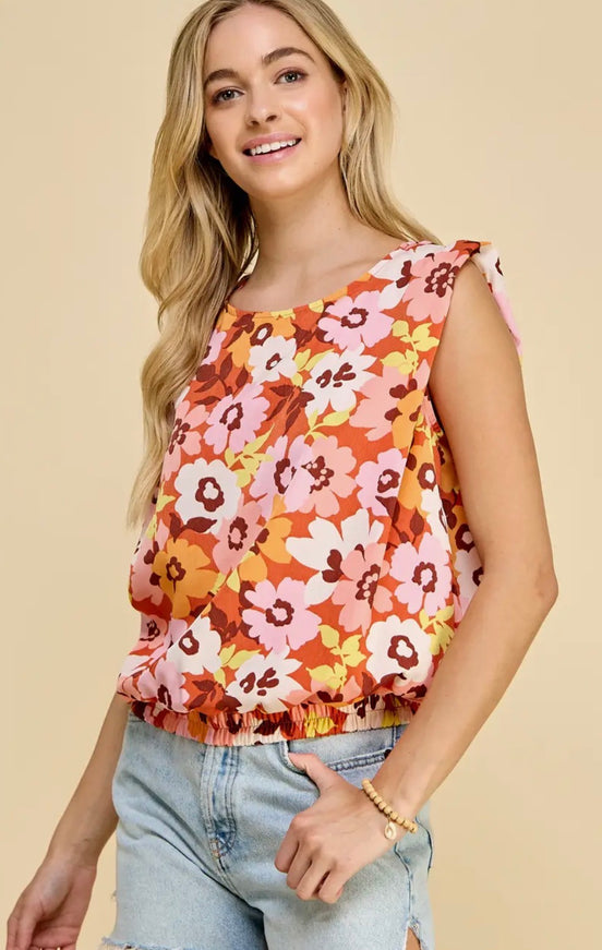 Floral Muscle Tank