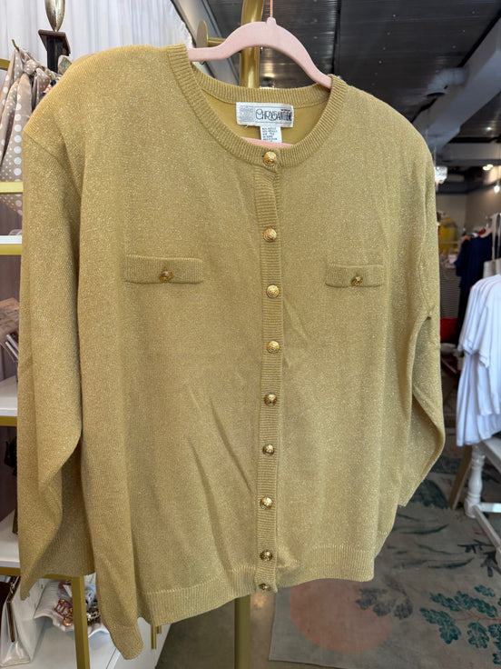 Vintage Chrysantheme Cardi
