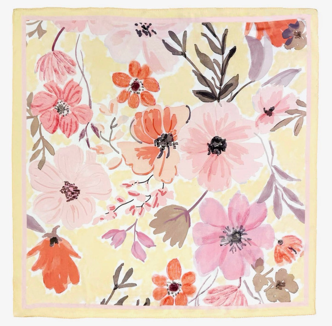 Floral Painting Scarf
