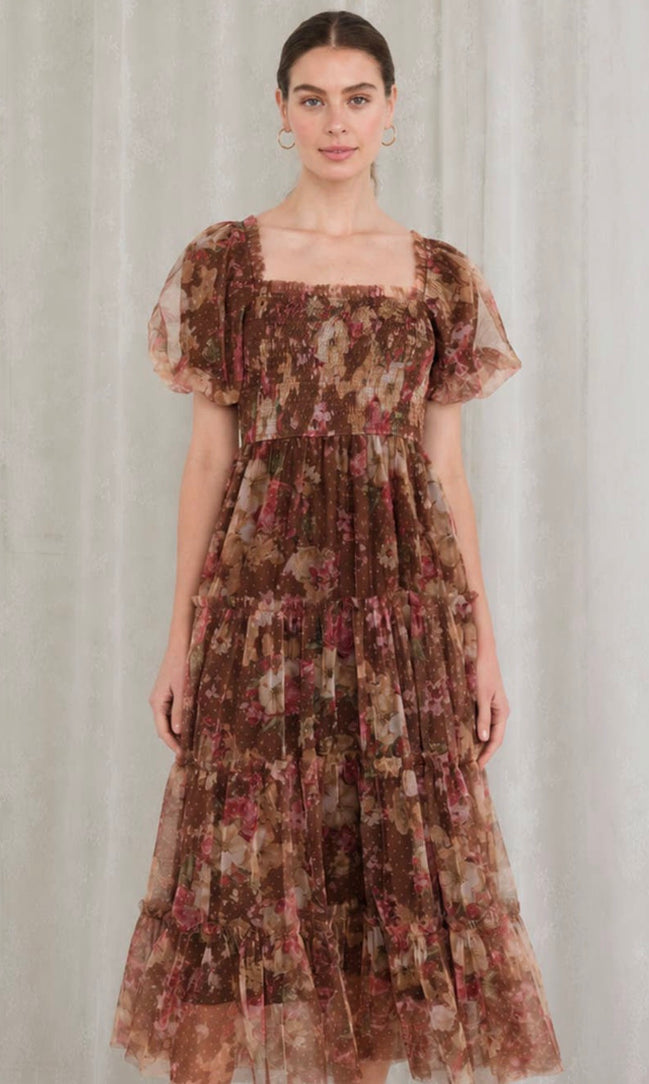 The Flow Tulle Midi
